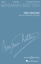 Deo Gratias SATB choral sheet music cover